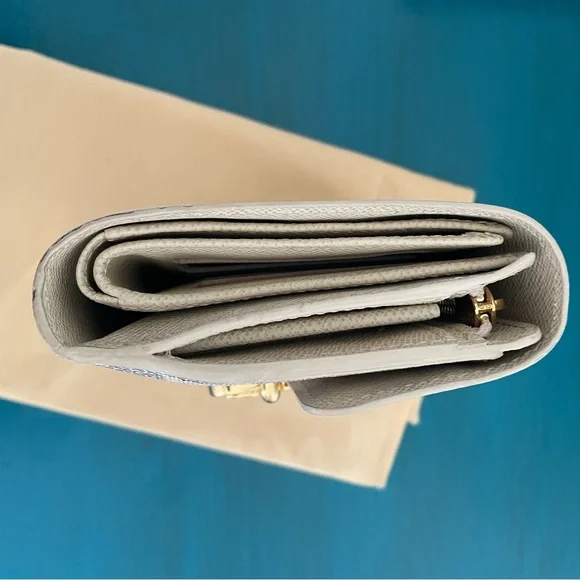 Louis Vuitton PF Joey Damier Azur Compact Wallet N60030 - Picture 10 of 12